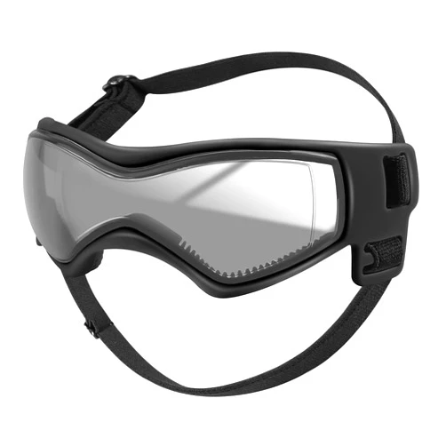 QUMY Dog Goggles UV Protection for Small to Medium Breed Dog, Dog Sunglasses Windproof Anti-Fog Dustproof Snowproof, Puppy Glasses for Outdoor Riding Driving with Comfortable Frame Adjustable Straps