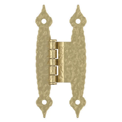 Amerock BPR3406BBZ | Cabinet Hinge | 3/8 in (10 mm) Offset Non-Self Closing Face Mount | Golden Champagne | Kitchen Cabinet Door Hinge | 1 Pair/2 Pack | Functional Hardware