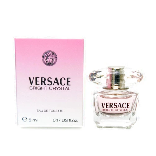 Versace. Bright Crystal Eau de Toilette Mini for Women, 0.17 Ounce