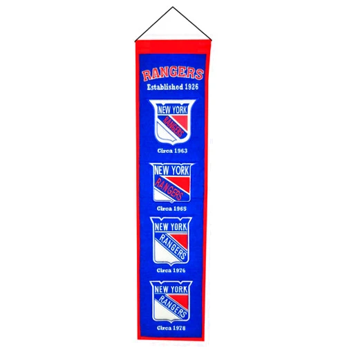 Winning Streak NHL New York Rangers Heritage Banner