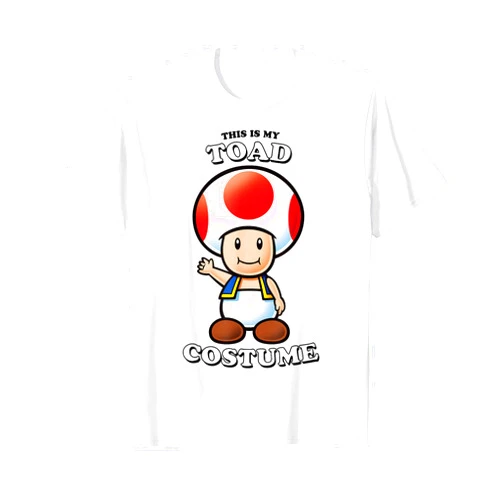 Super Mario This Is My Toad Costume T-Shirt