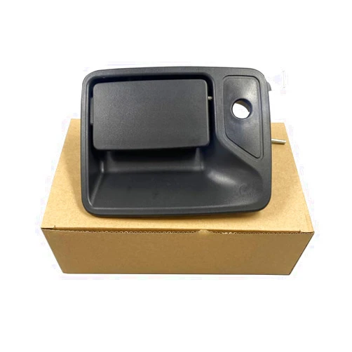 HUYILUN0104 Froner Left Driver Side Exterior Door Handle Texture Black Compatible with Ford F-250 Super Duty 1996-2016