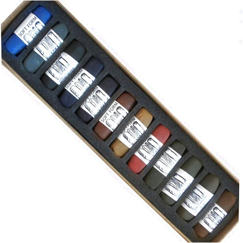 Diane Townsend Soft Handmade Pastels Set of 12 Intense Dark Colors