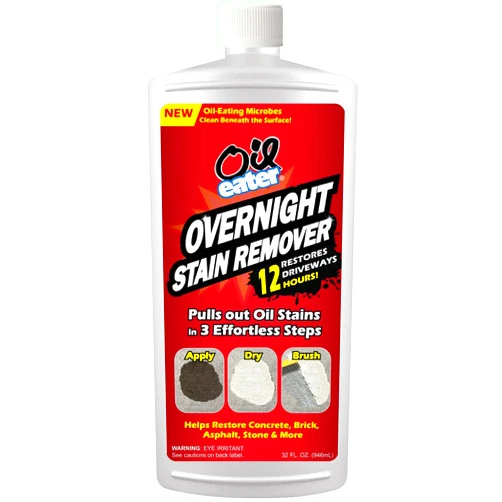 Oil Eater Overnight Stain Remover for Cleaning Oil Stains on Concrete, Driveway, Pavers & Garage Floors,White, AOD3232301