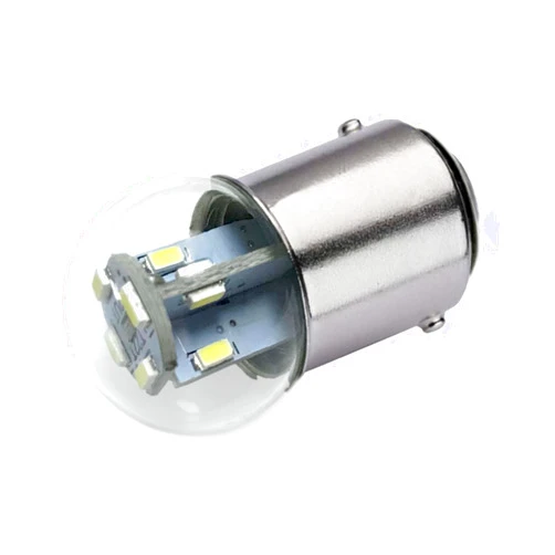 Aero-Lites - HIGH PERFORMANCE LED DESIGNS Aero-Lites.com #90 Miniature Bulb LED Replacement | 12/14 Volt AC/DC | Base Style: BA15D | Replaces Filament Bulbs: #90, #68, #96, #1178 ((05) Warm White)