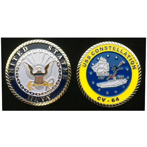 US Troop Gear USS Constellation CV-64 (Enlisted) Challenge Coin