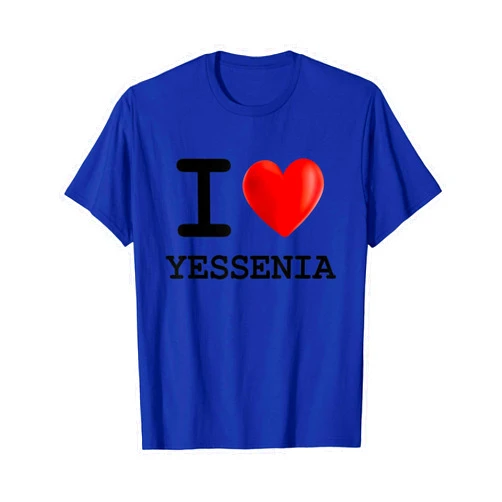 I Love Heart Name Tees I Love YESSENIA Heart Name T Shirt Gift