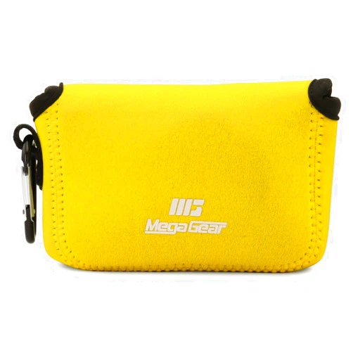MegaGear MG1832 Ultra Light Neoprene Camera Case Compatible with Sony Cyber-Shot DSC-RX100 VII, Olympus Tough TG-6, TG-5, Sony Cyber-Shot DSC-RX100 VI, DSC-RX100 V - Yellow