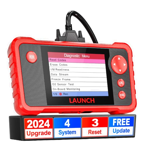 LAUNCH CRP123 V2.0 Obd2 Scanner with 3 Reset Oil Service/Throttle/SAS Reset-2024 ENG/ABS/SRS/Transmission Diagnostic Scan Tool ,Lifetime Free Update