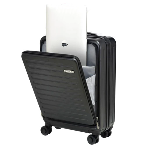 TydeCkare 20 Inch Carry On Luggage with Front Pocket, 21.65 * 15.35 * 7.87