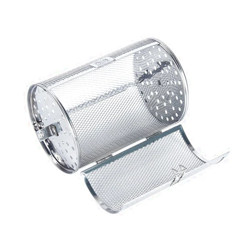Mochiglory Rotisserie Oven Basket Grill Roaster Drum Stainless Steel Roast Baking Rotary Coffee Beans Nuts Peanut BBQ