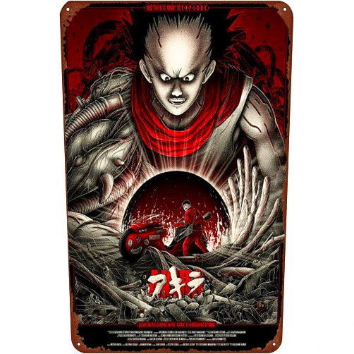 TINSAEGE Metal Tin Sign I am...Tetsuo | Decorative Signs and Plaques for Your Home Bar, Club, or Wall Decor - 8 x 12 inches