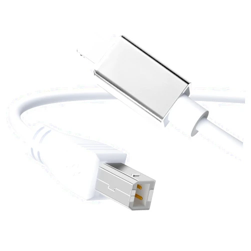 MeloAudio Lighting to MIDI Cable, USB 2.0 Cable, 6.6FT Type B OTG Cable Compatible with iOS Devices to Midi Controller, Electronic Music Instrument, Midi Keyboard, Recording Audio Interface,Microphone