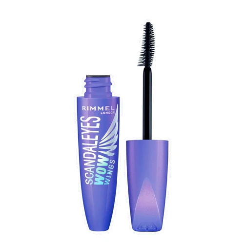 Rimmel Wow Wings Mascara, Long-Wearing, Volumizing, Smudge-Proo, 003, Extreme Black, 0.4oz