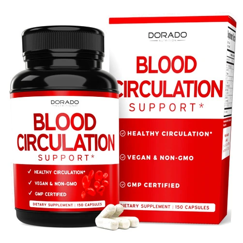 DORADO NUTRITION Blood Circulation Supplements with Diosmin & More (150 Capsules) Blood Flow Supplements for Men & Women - Spider & Varicose Veins for Legs Support - Vegan & Non GMO - 3rd Party Tested - USA Made