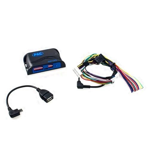 PAC Steering Wheel Control Adaptor with Built in Canbus Smartphone App 4in. x 8in. x 1in.
