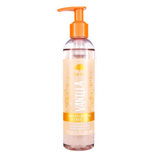 Tree Hut Vanilla Moisturizing & Hydrating Bare Shave Oil | Made with Soothing Jojoba Oil | Gel-to-Oil Formula Helps Prevent Razor Bumps, Ingrown Hairs, & Skin Irritation | 7.7 fl oz.
