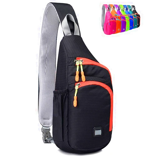 Peicees Small Sling Backpack Waterproof Unisex Shoulder Bag Chest Crossbody Daypack