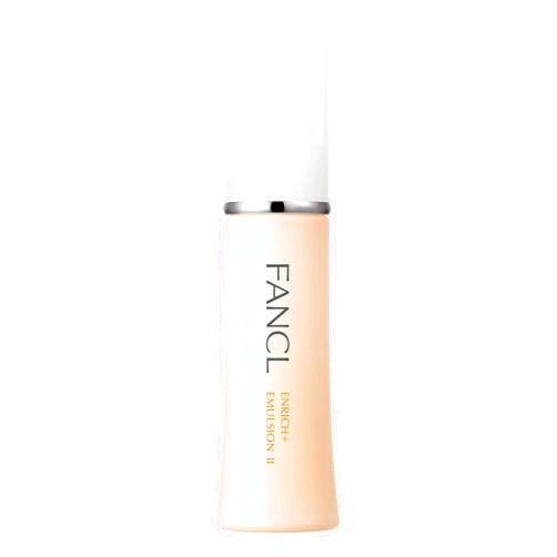 FANCL Enrich+ Emulsion II - 100% Preservative-Free, Facial Lotion with Niacinamide, Hydration, Anti-Aging, Firming & Elasticity Solutions for All Skin Types