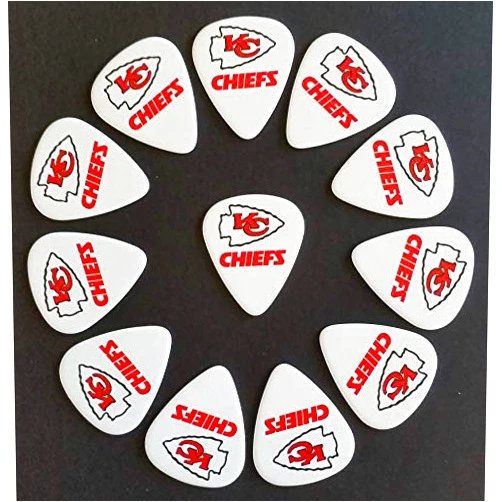 Generic imprinted guitar picks Chiefs Logo Guitar Picks (12 Picks) - (Buy 2, save 50% on 2nd)