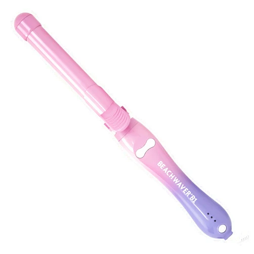 Beachwaver B1 Rotating Curling Iron in Pink Sunset | 1 inch barrel for all hair types | Automatic hair curler | Easy-to-use curling wand | Long-lasting, salon-quality curls and waves | Dual voltage