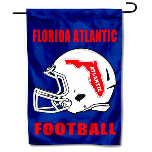 College Flags & Banners Co. Florida Atlantic Owls Football Helmet Garden Yard Flag