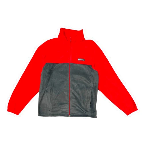 Columbia Mens Granite Mountain Full Zip Fleece Jacket (XL, Red/grey)