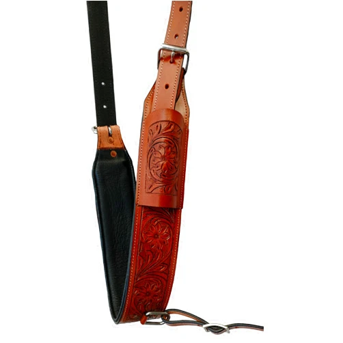 WEMBILS Tan Cinch Leather Latigo Strap Horse Western Saddle Latigos Off Billet with Holes