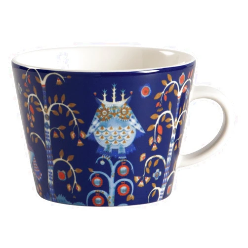 Iittala Taika Coffee/Cappuccino Cup, Blue,6-3/4-Ounce