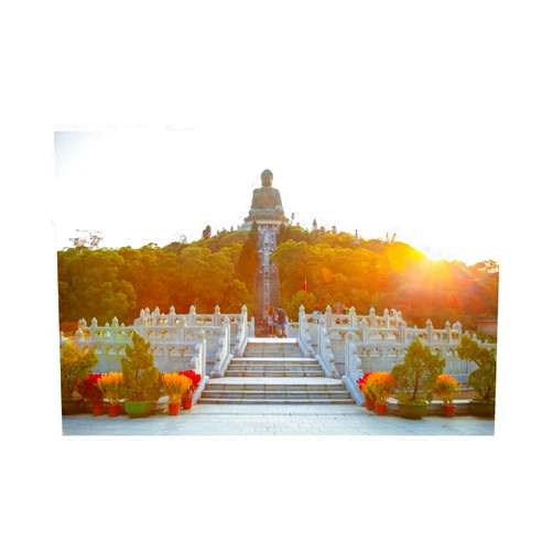 Trademark Fine Art 'Buddha Temple 3' Canvas Art by Ben Heine