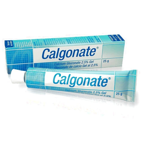 Calgonate 2.5% Calcium Gluconate Hydrofluoric Acid Neutralizing Gel 25G Tube - 1 Pack