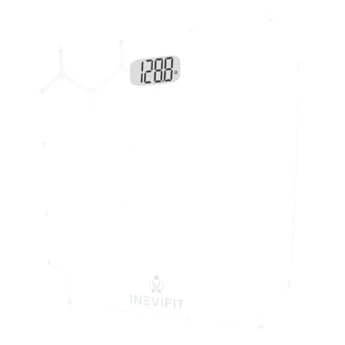 INEVIFIT BATHROOM SCALE, Highly Accurate Digital Bathroom Body Scale, Measures Weight up to 400 lbs. includes Batteries