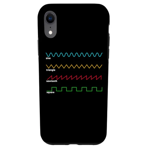 Analog Sound Synthesizer Audiowaves - Audio Gift! iPhone XR Synthesizer Audiowaves, Analog Sound, Synth Case