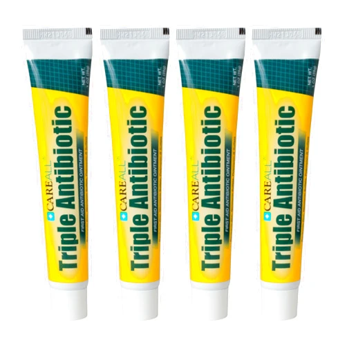 CareAll Triple Antibiotic Ointment 1.0 oz (4 Pack), First Aid Ointment for Minor Scrapes, Cuts, and Burns to Help Prevent Infection, Compare to The Active Ingredients of The Leading Brand