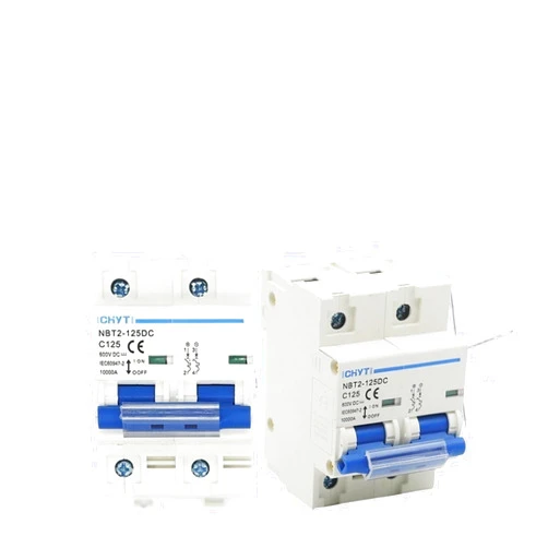 WGZXYSWI 2P 100A 125A DC 600V Circuit Breaker MCB for PV System Battery Main Switch(125a)