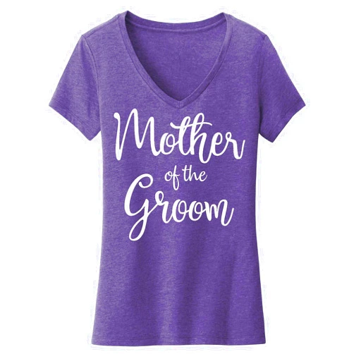 Elephield Mother of The Groom Wedding Celebration Ceremony Party Women's V-Neck