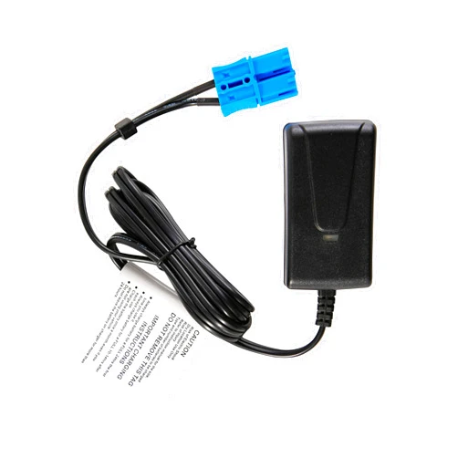 VAIX 12 Volt Battery Charger for Kid Trax Dodge Ram 3500 Mini Coupe Rideamales Scout Pony Josie Unicorn Disney Mickey Minnie Mouse Coupe, 12V Charger Compatible with Child Ride On Car Small Blue Plug