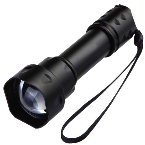 Skysted S20 5W 850nm IR Illuminator LED Single Mode 38mm Zoomable Infrared Light Torch,Night Vision Waterproof Hunting Flashlight with Remote Switch