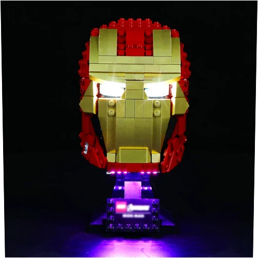 cooldac Light Kit for Lego 76165 Iron Man Helmet