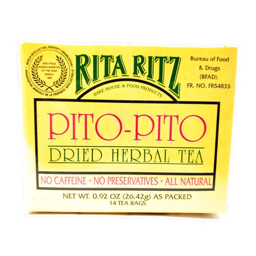 Rita Ritz Pito Pito Dried Herbal Tea 14 Tea Bags in One Pack