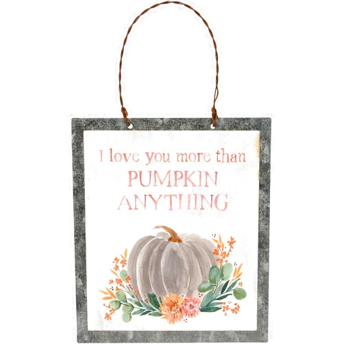 Primitives by Kathy I Love You More Than Pumpkin Anything Decorative Ornament
