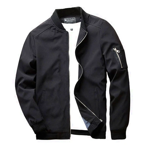 URBANFIND Men's Slim Fit Lightweight Sportswear Jacket Casual Bomber Jacket