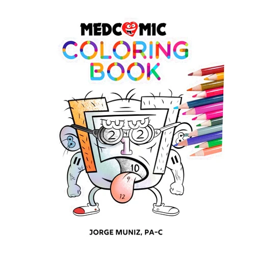 Jorge Muniz Medcomic: Coloring Book