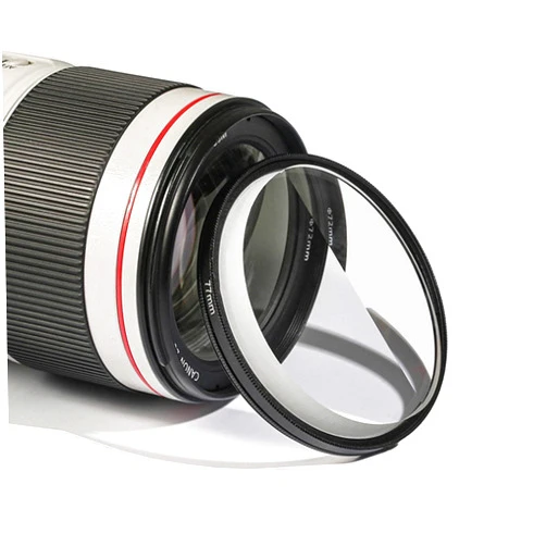 Pomya Photographic Ghost Effect Filter, 77mm Camera Lens Effect Filter, Double Sided Fractals Photography Prism, with Ghost Effect for Selfie Video Shooting