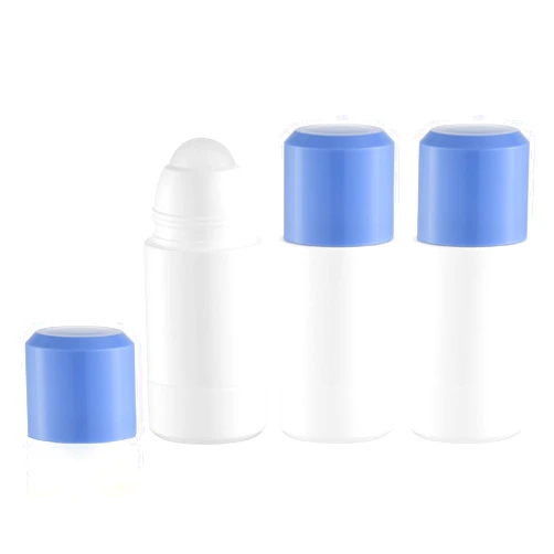 Lulupack Roller Ball Container for Essential Oils, Deodorant Roll on Bottles, Refillable Applicator for Rollon (3PCS, 2.5oz)