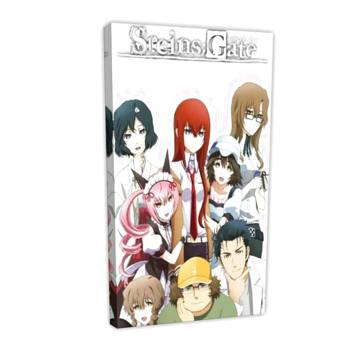 Generic Steins;Gate Anime Vintage3 Canvas Poster Bedroom Decor Sports Landscape Office Room Decor Gift Frame： 12x18inch(30x45cm)
