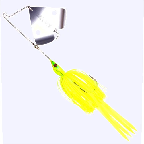 U.S.A. Bass Tackle USA BASS Tackle Stiletto Buzzbait Largemouth Smallmouth Spotted Bass Premium Fishing Bait Hover Head Custom Silicon Skirt Mega Bubble Blade Clacker Heavy Duty Hook