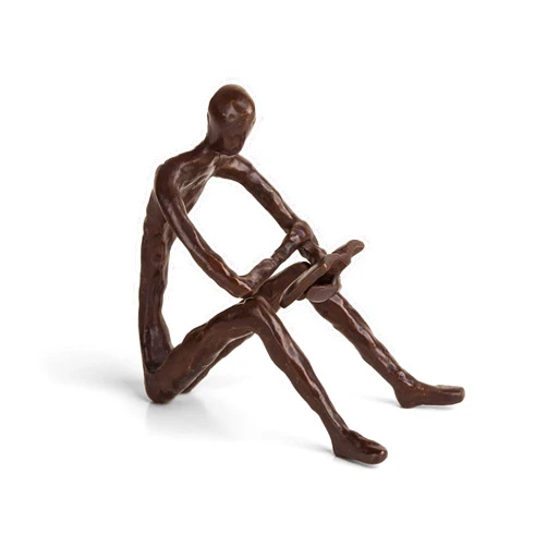 Danya B? Leisure Reading Bronze Sculpture