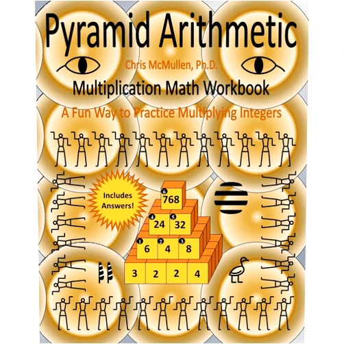 Chris McMullen Pyramid Arithmetic Multiplication Math Workbook: A Fun Way to Practice Multiplying Integers