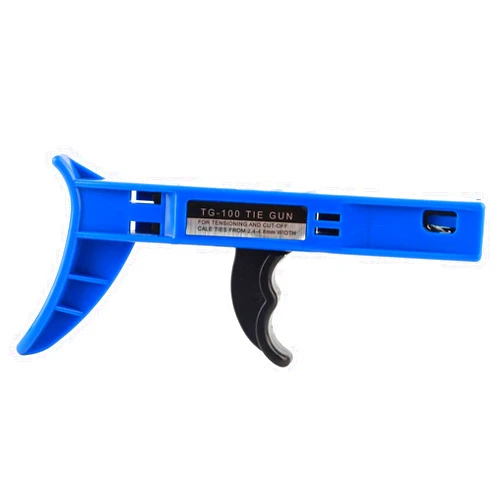 Yuecoom Nylon Tie Gun, Plastic Fastening Cable Tensioner Cutting Hand Tool for 2.4-4.8mm Nylon Cable Tie
